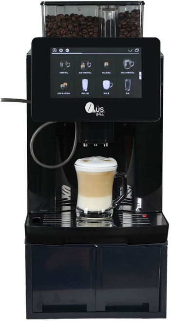 큐어스 메가 전자동 커피머신 CM1004 MEGA 업소용 가정용 에스프레소 카페라떼 원두머신