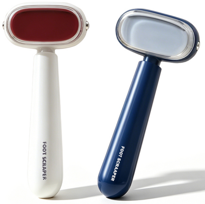 이노테크 2in1 양면 발각질제거기 수동 발각질관리 세트, 36g, 1개, 2개입