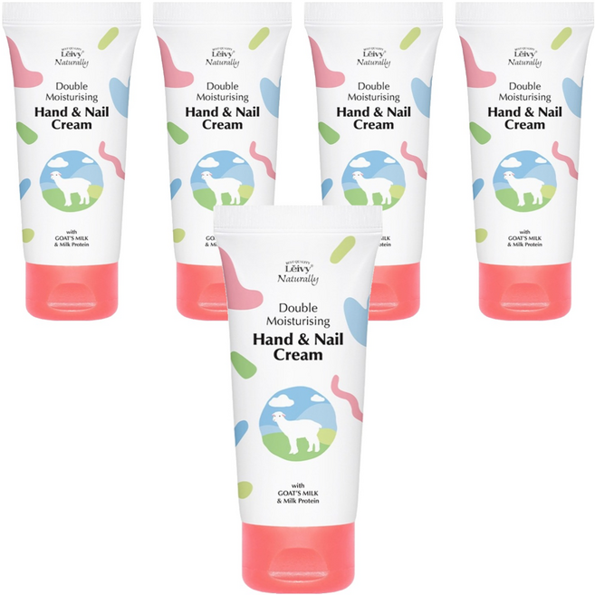 레이비 산양유 핸드 앤 네일 크림 코튼 플로럴향, 50ml, 5개
