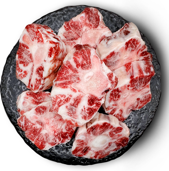 손질 잘 된 한우 소꼬리 살코기 많은 알꼬리 찜용 탕용, 1개, 2kg