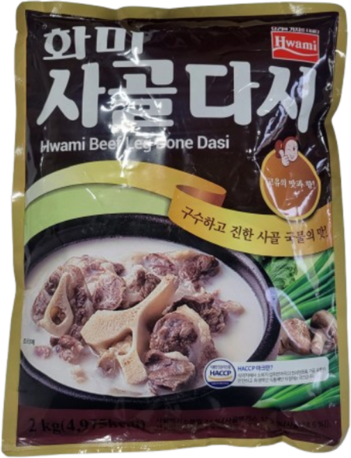 화미 사골다시 2kg, 6개