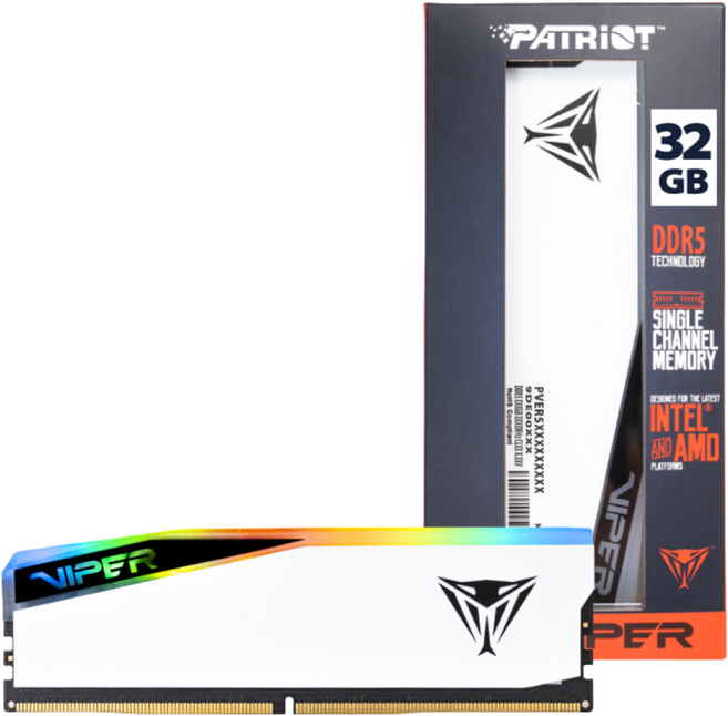 PATRIOT DDR5-6000 CL30 VIPER Elite 5 RGB 파인인포 (32GB), 1개