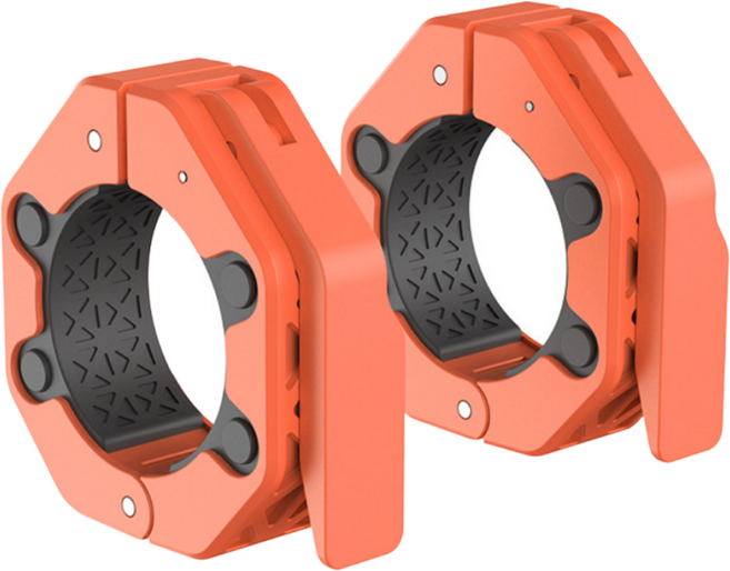 올리민 크로스핏 역도 중량 락조 바벨 클립 마구리 클램프