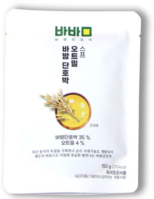 바밤 단호박 오트밀 스프 150g, 150g(1개), 10개