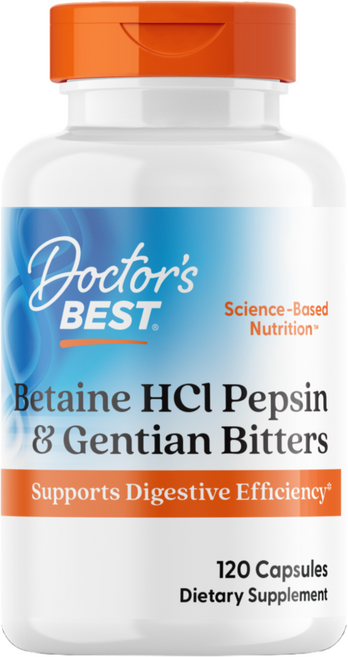 닥터스베스트 베타인 HCI 펩신 앤 젠티안 비터 캡슐, 120정, 1개