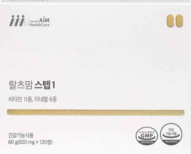 랄츠맘 스텝1 임산부영양제 초기 활성엽산 120정 1개입, 1개