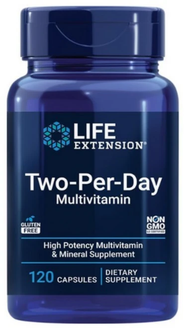 멀티비타민 투 퍼 데이 라이프익스텐션, 120정, 2개 - 쿠팡
