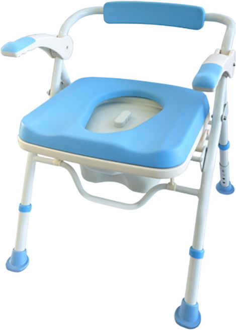 [그레이몰] 복지용구 노인 이동식 변기 환자용 노인용 좌변기 BFMB20, 본인부담비율 6% x 파스텔블루, 1개