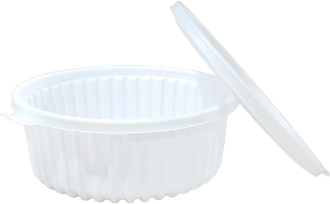 [국내생산] 대성F&B 테이크아웃 225파이 탕용기+뚜껑 SET 배달용기, 225파이 탕용기 2000ml(소)+뚜껑, 100세트