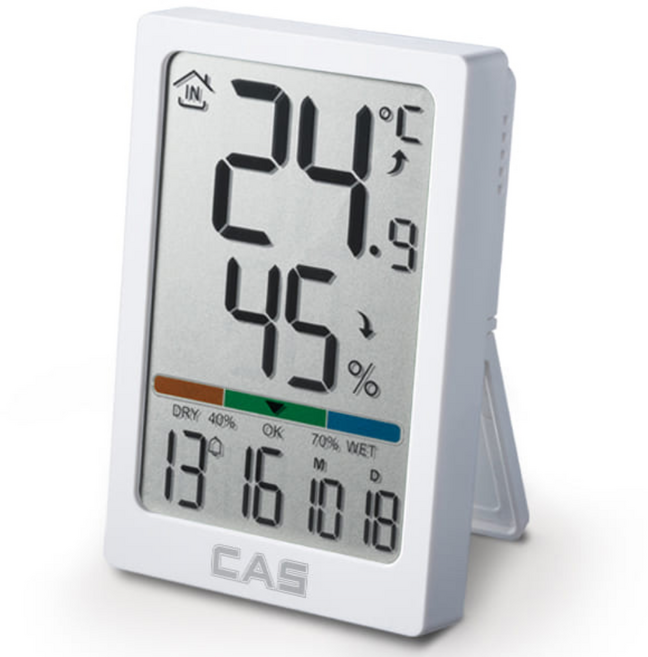CAS 디지털 온습도계 T038 온도계 습도계, 1개