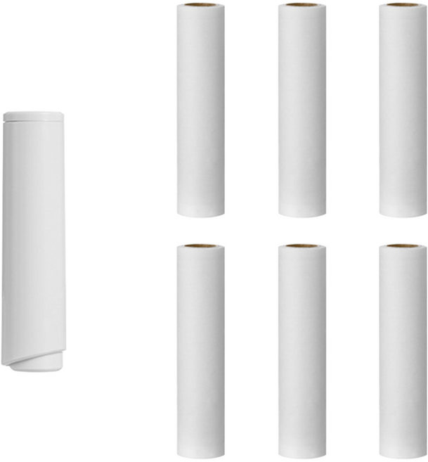 휴대용 미니 돌돌이 테이프 클리너+리필6P 세트, 1개