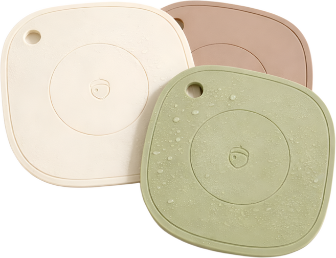 쏘에잇 두꺼운 프리미엄 실리콘 냄비받침, 1세트, 3컬러