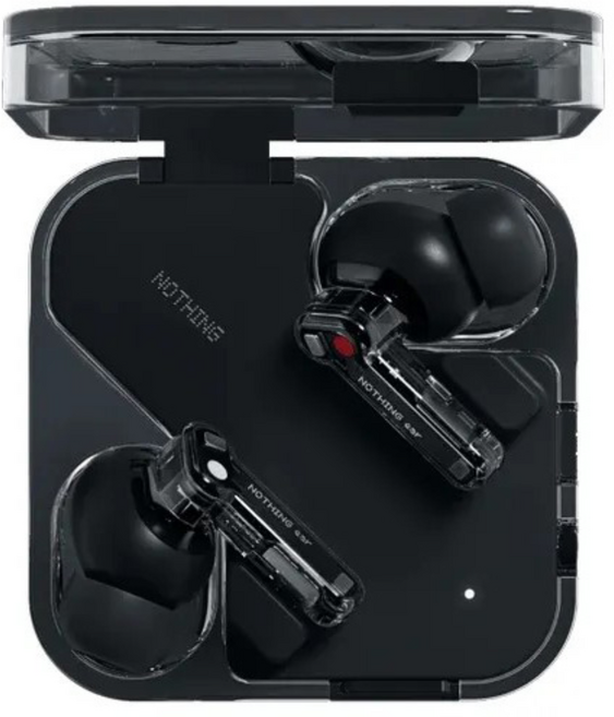 낫싱 이어 ear 2024 B171 블루투스 무선 이어폰 노이즈 캔슬링 이어버드 블랙, 단품