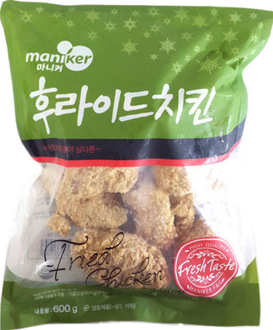 (무)(냉동)마니커후라이드치킨 600gX4개, 4개, 600g