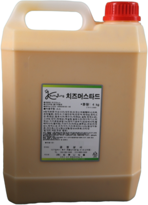 뫼루니식품 드레싱 치즈머스타드소스 4KG 크림 치즈맛, 1개