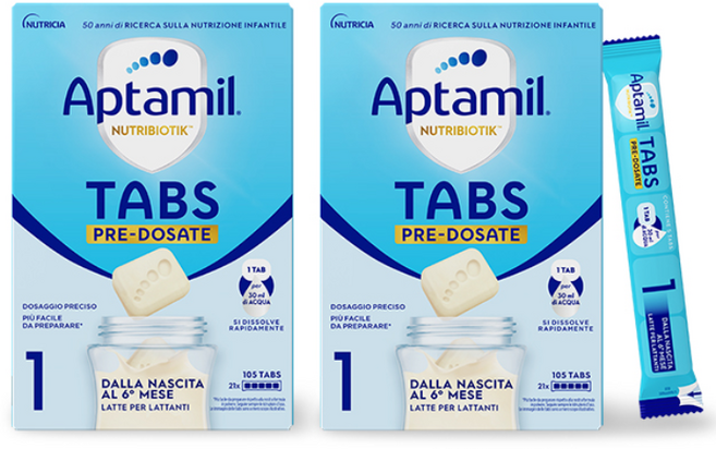 [독일직항] 압타밀 이지 탭스 1단계 EASY TABS 간편분유 (21스틱) x 2박스, 2개