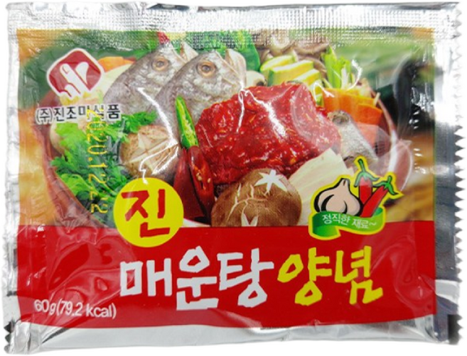 진조미 진 매운탕양념 11호, 100개, 60g