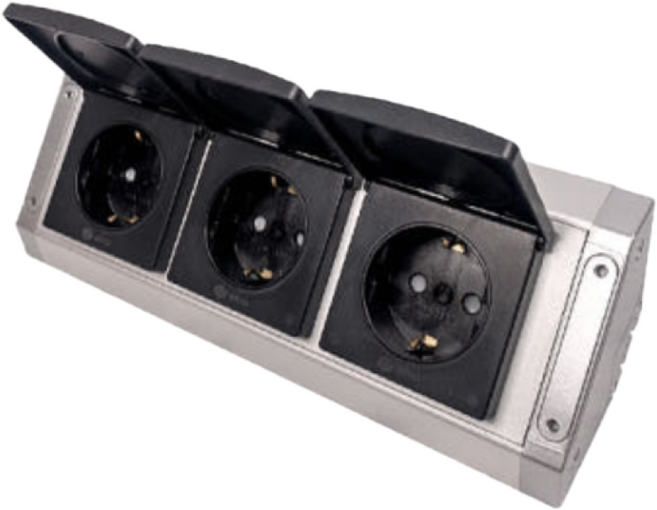 커버형 빌트인 콘센트 모음 - 매직 코너 1구 2구 3구 USB포트 홈 설치 안전 매립형콘센트, 03_B003-실버, 1개