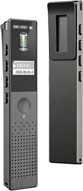 AOSS 고성능 디지털 음성녹음기 휴대용 초소형 보이스레코더, 블랙, N8