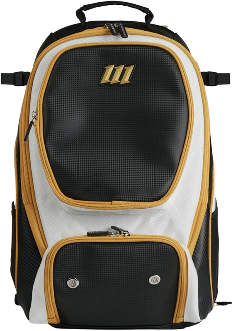 모리모토 VVIP 더블업 야구가방 백팩 L사이즈, 1개, 블랙화이트
