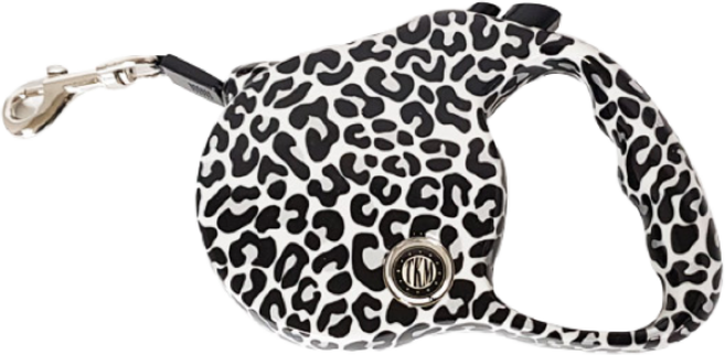 컴패니언 펫가드 자동줄, 호피블랙, 1개