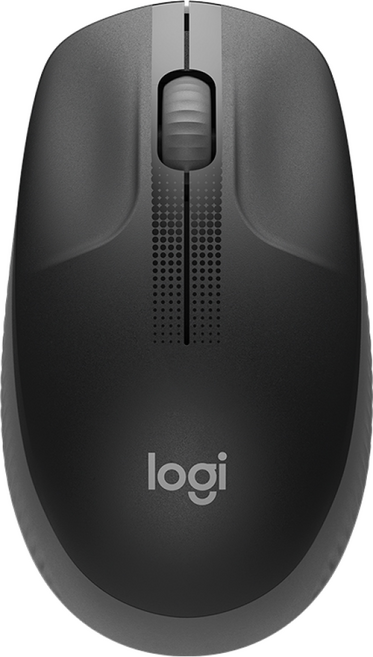 [로지텍] M190 풀사이즈 무선 마우스 FULL-SIZE WIRELESS MOUSE, 블랙, MR0087