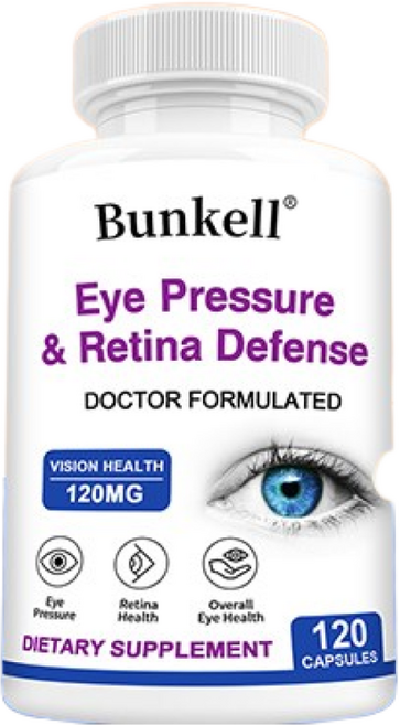 안압 및 망막방어 보충제 - 건강한 안압수준 순환 및 눈조직을 지원하여 시력건강을 개선하고 눈을 밝게 합니다, 3개, 120정