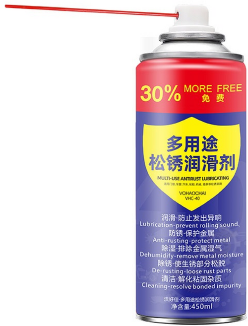 多用途鬆鏽潤滑劑, 1個, 450ml一罐, 450ml