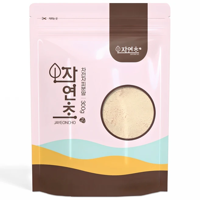 자연초 차전자피 분말 가루 거친입자, 300g, 1개 - 쿠팡