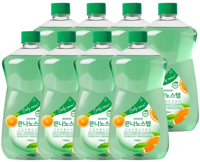 은나노 스텝 은나노스텝 다용도세정제 1100mlX8개, 1.1L, 8개