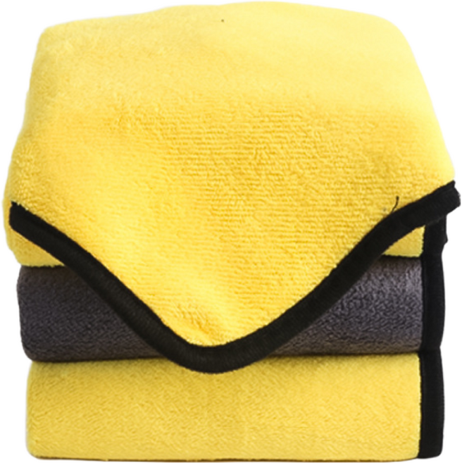 제이팩 극세사 세차타올, 1세트, 대형1+중형1+소형1