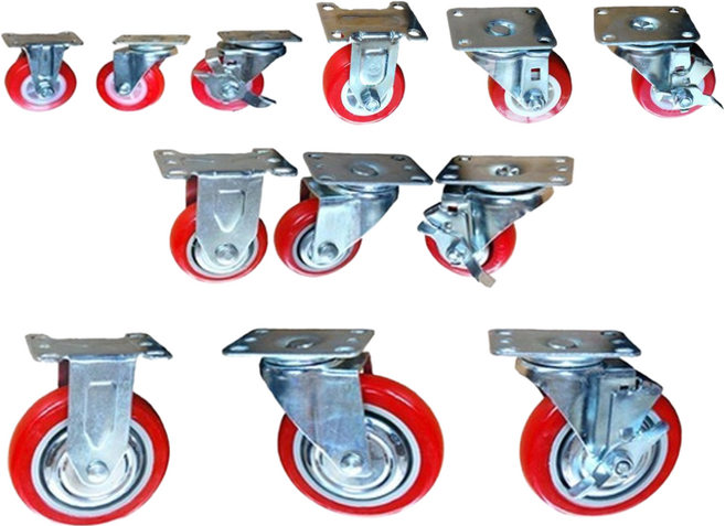 공장직영/모든사이즈/우레탄바퀴/저렴한 경제적인 캐스터 바퀴 /대차바퀴, 1개