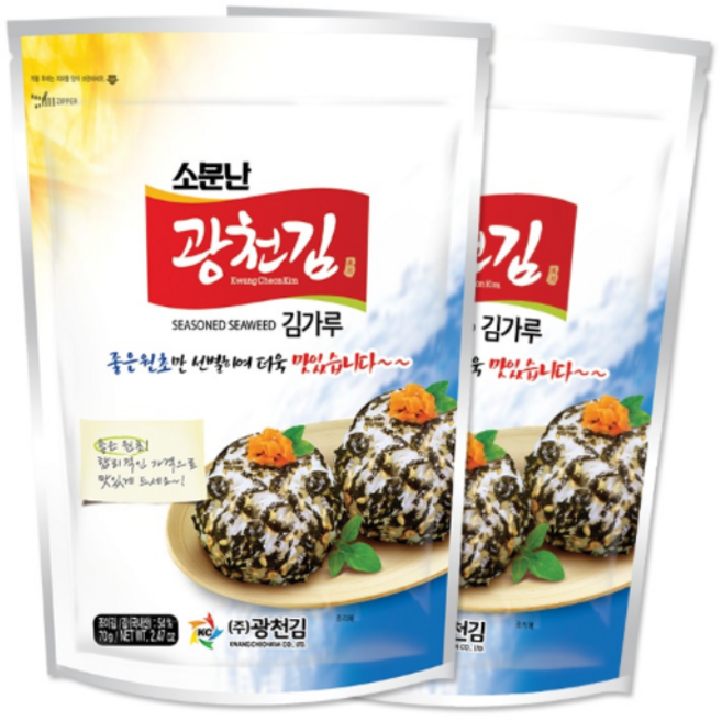 광천김 소문난 김가루, 70g, 1개