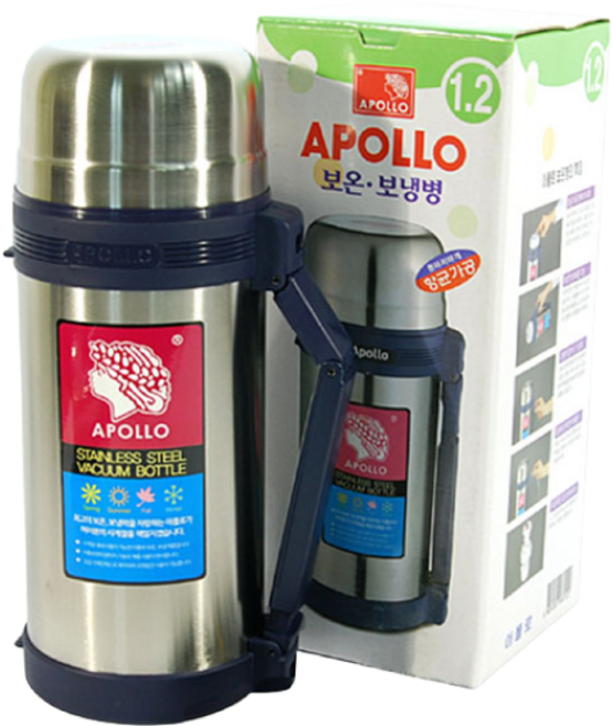 아폴로 보온병AP1200, 실버, 1.2L, 1개
