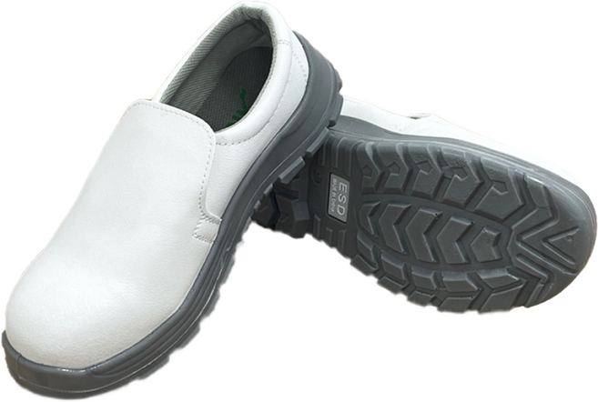 [식공구] 위생 단화 (방진 안전화) / 미끄럼 방지 논슬립 정전 제전화 작업화 크린룸 식품 가공 공장 HACCP