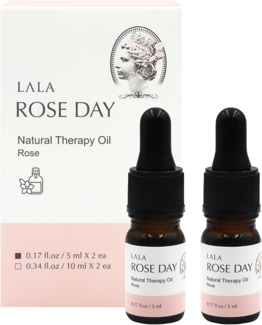 라라로즈데이 시즌2 오일 스포이드 이너퍼퓸 로즈향, 5ml, 2개