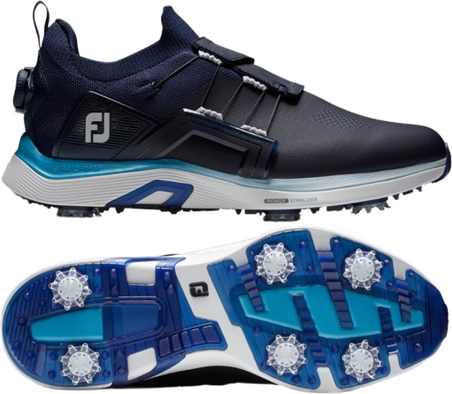 풋조이 남성 하이퍼플렉스 보아 골프화 - 55456 네이비