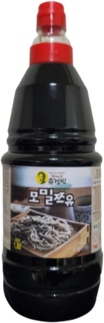 절대미각유경빈 모밀쯔유 소스, 4개, 1.8L