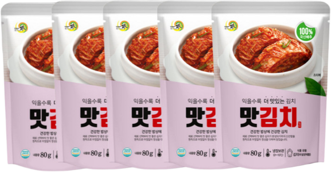 일미 맛김치 골라담기-빠른배송 신선 아이스박스 당일출고1시마감, 20개, 80g