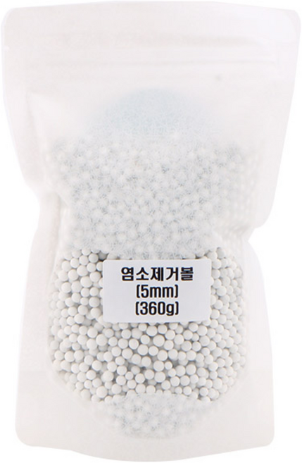 유경바이오 샤워기 필터용 염소제거볼 5mm 360g, 1개