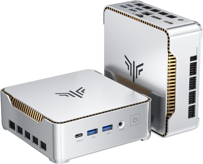 미니 PC AMD Ryzen R2544 소형 데스크탑 본체 윈도우11 프로, P2, WIN11 Pro, 512GB, 16GB, 은빛