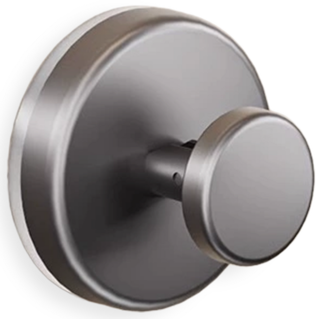 내집클로버 흡착식 다용도 착붙 걸이, 1개, 그레이