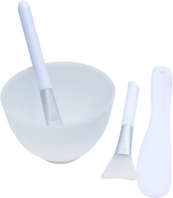 스파츌라 3종세트 스패츌러 파운데이션 메이크업 브러쉬 모델링팩도구 실리콘, 1개, 화이트