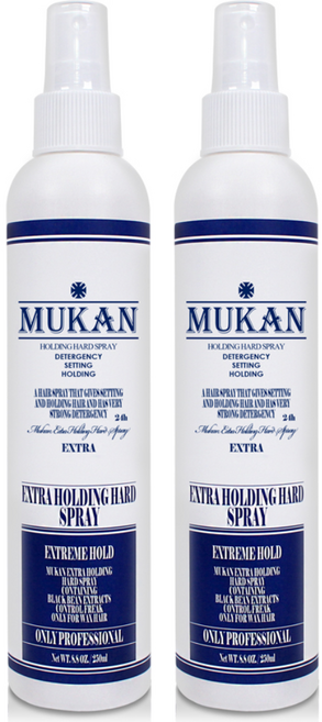 무칸 엑스트라 홀딩하드 스프레이, 250ml, 2개