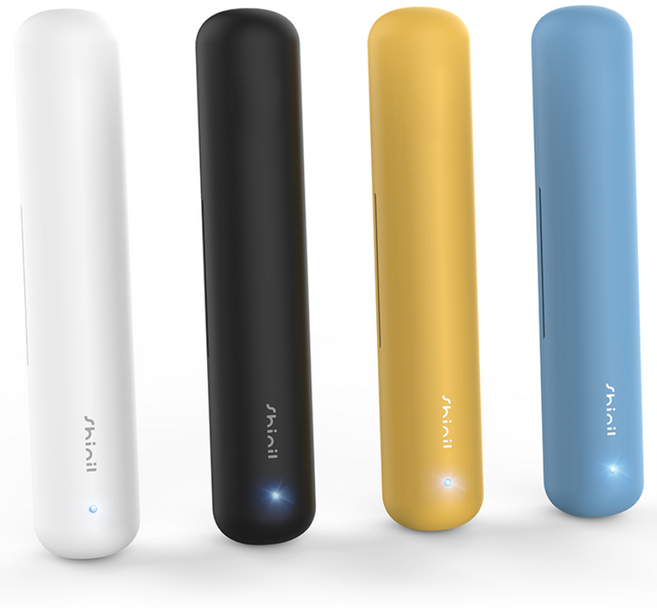 신일 오브제 케어 휴대용 칫솔살균기 STD-P400WH STD-S400BK STD-N400BL STD-W400YL, 화이트