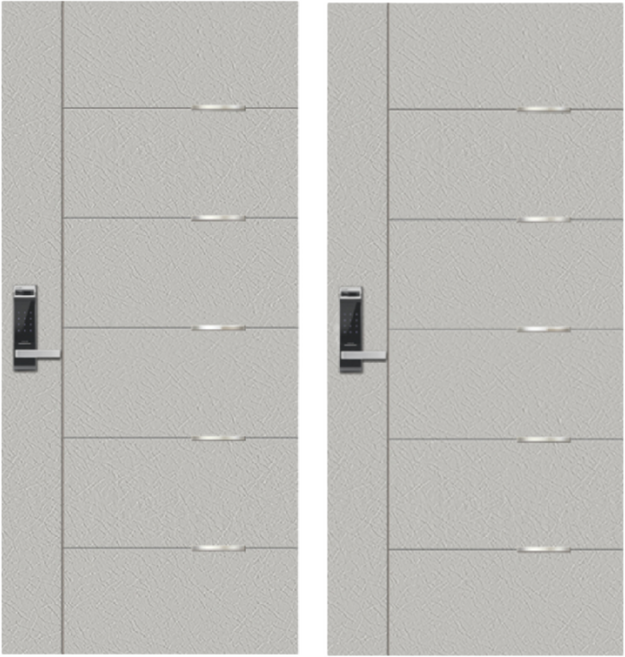 [문틀포함]화이트톤 주택 빌라 현관문 방화문(W149), 비규격(전화문의), 문틀/도장 포함, 1개