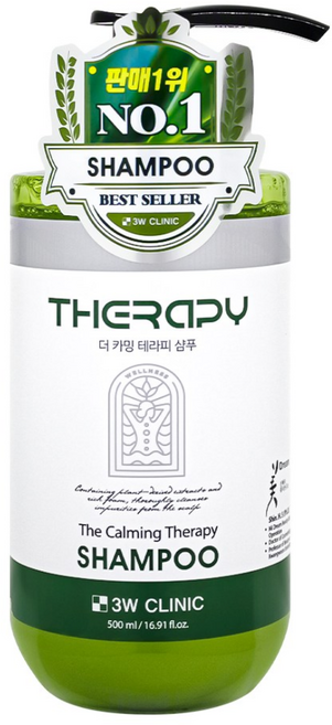 3W클리닉 더 카밍 테라피 탈모 기능성 샴푸, 1개, 500ml
