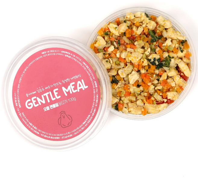 [오플] 젠틀밀 강아지화식 4종, 1개, 100g, 연어