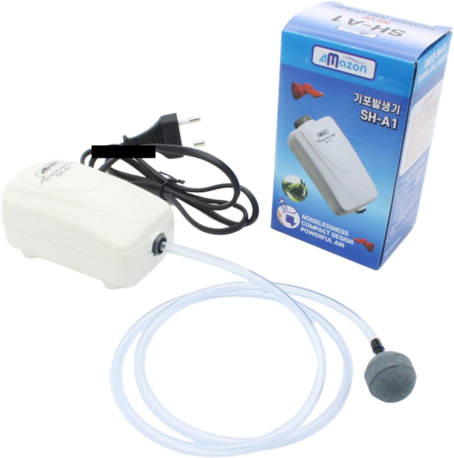 벅스앤미 수족관 산소공급기 실속형 세트, 1개