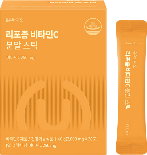 [온유바이오]리포좀 비타민C 분말스틱 1박스(1개월분), 1박스